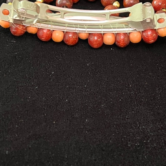 Vintage 1980’s Elegant Beaded Hair Clip A 25035 - Picture 4 of 4